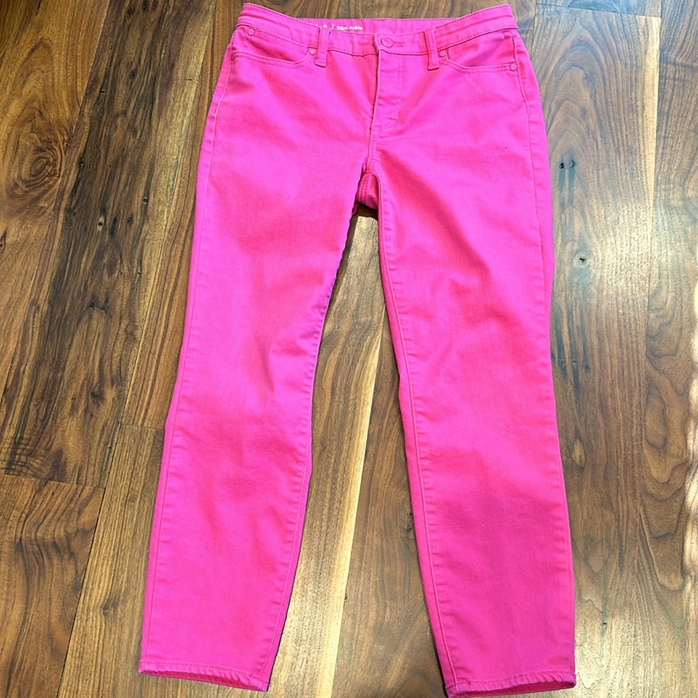 Talbot’s Flawless Pink Slim Ankle Jeans Size 6